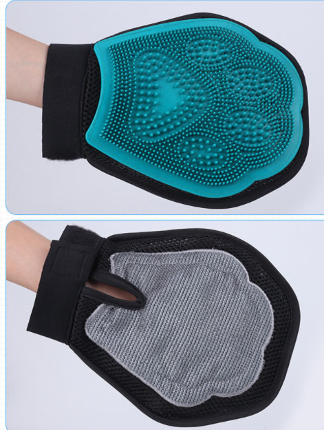 pet glove with multiple usage